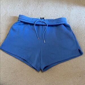 Abercrombie & Fitch Light Blue Fleece Shorts